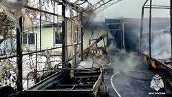 Прокуратура проверяет обстоятельства крупного пожара в Михайловске