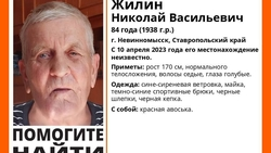 Пропавшего пенсионера из Невинномысска ищут на Ставрополье