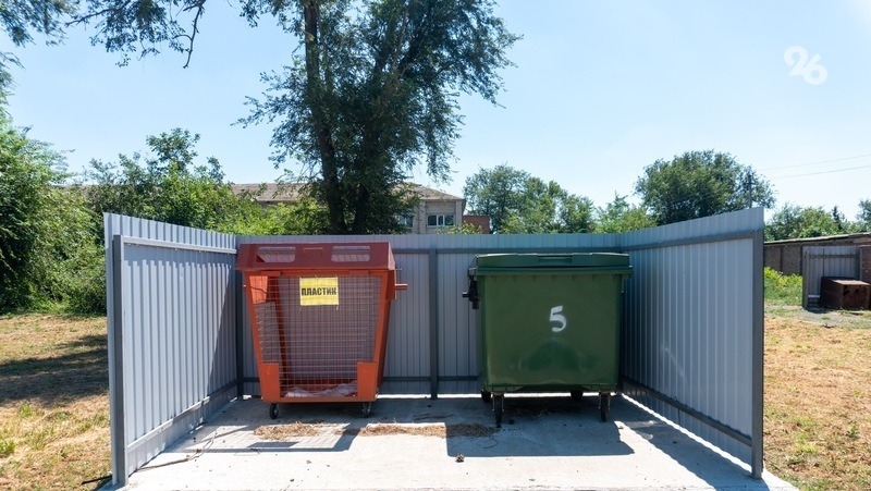Ещё 126 новых контейнеров для сбора отходов появятся в Кочубеевском округе