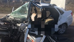 Тройное столкновение автомобилей привело к гибели двух человек в Георгиевском округе