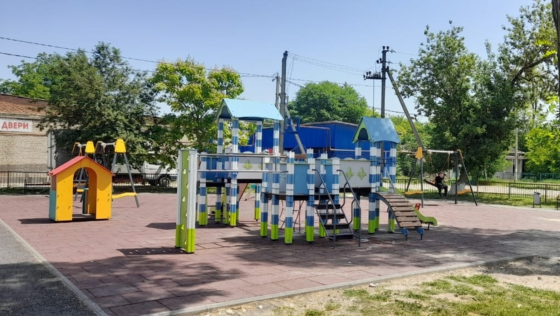 Спортивный городок появился в селе Советского округа по губернаторской программе 