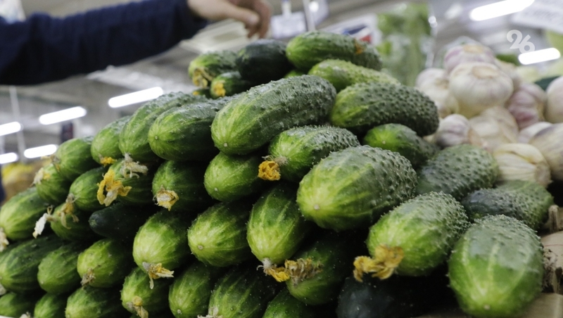 Почти на 12% подорожали огурцы на Ставрополье