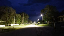 Ещё на четырёх улицах Ипатовского округа установили новые фонари 