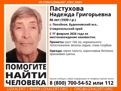 Пенсионерку в оранжевой шапке ищут волонтёры на Ставрополье