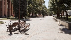 Реконструкцию пешеходной зоны проспекта Октябрьской Революции в Ставрополе завершат к осени
