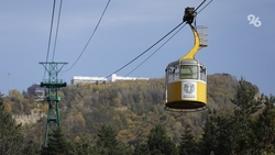 Из-за сильного ветра закрыли канатную дорогу в парке Кисловодска