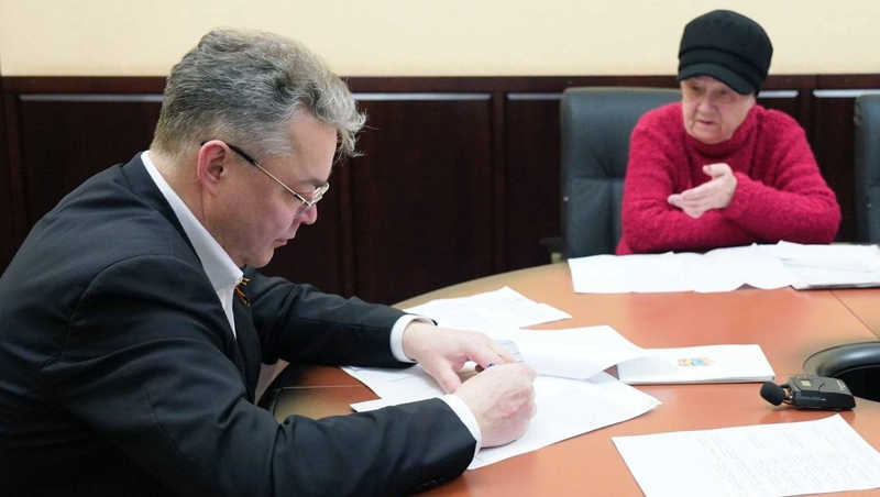 Глава Ставрополья провёл личный приём граждан 
