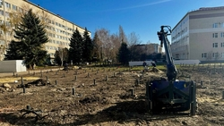 Электросети прокладывают в новом модуле больницы скорой помощи в Ставрополе