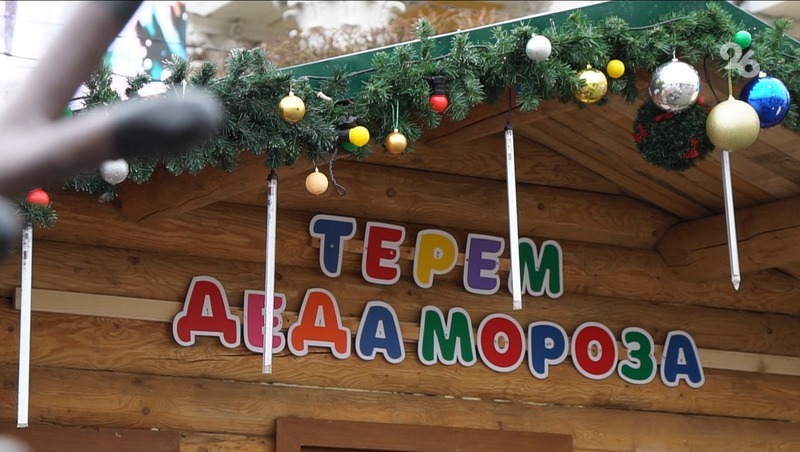 Ставропольские Дед Мороз и Снегурочка уже принимают гостей в новогоднем тереме