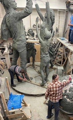 Новую скульптурную композицию установят на проспекте Ленина в Кисловодске