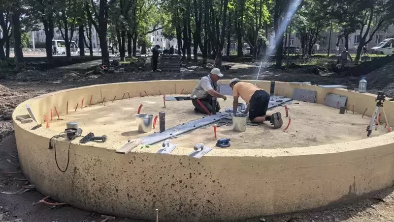 В Ставрополе к концу лета благоустроят сквер возле лицея №8