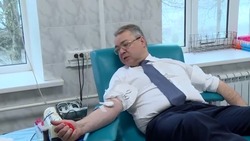Губернатор Ставрополья сдал кровь для участников СВО и жителей ЛНР