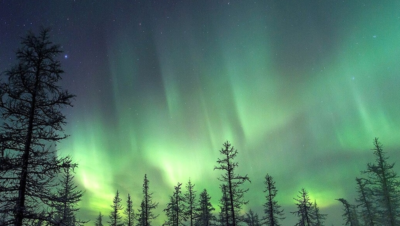 Полярное сияние зафиксировали в небе над Астраханской областью 