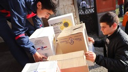 Ещё более 20 тонн гумпомощи для беженцев из Донбасса отправили из Пятигорска 