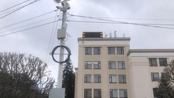 Часы на площади Ленина в Ставрополе сломались
