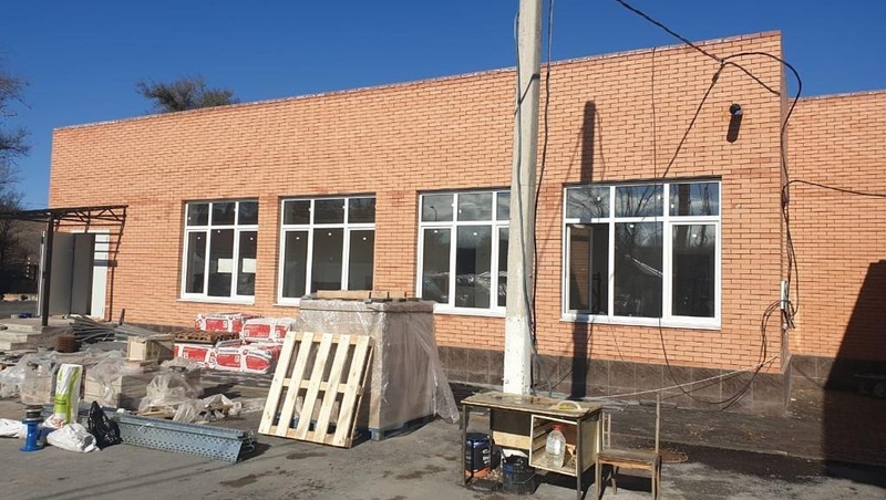 В хуторе Предгорного округа завершают строительство школьного пищеблока  
