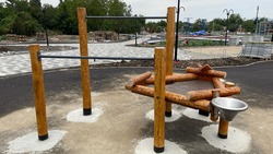 Из поваленных непогодой деревьев в Железноводске построили детские площадки