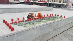 Мемориал в память о погибших в «Крокусе» организовали в центре Ставрополя