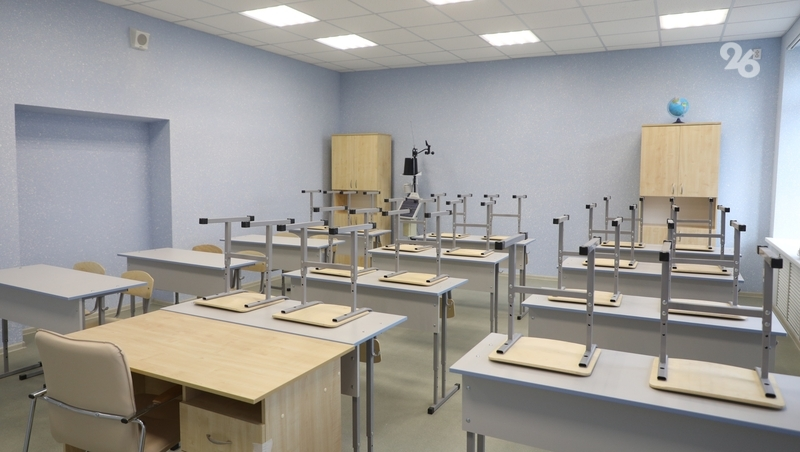 В посёлке Каскадном Андроповского округа отремонтируют школу 