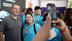 Космонавт Олег Скрипочка встретился с участниками форума «Машук»