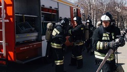 Административное здание загорелось в Ставрополе 