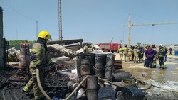 В Ставрополе на стройплощадке загорелись материалы 