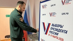 Герой России из Железноводска проголосовал на выборах президента России 