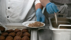 В сельской школе Труновского округа обновили пищеблок