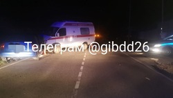 Пьяный водитель врезался в машину скорой в Благодарненском округе 