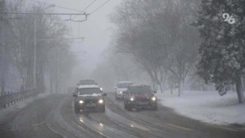 Ставропольских автомобилистов предупредили о снегопадах с завтрашнего дня