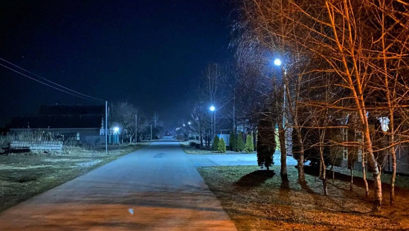 Освещение на трёх улицах обновили в хуторе Кировского округа 