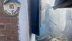 Пожар в частном доме по ул. Кирова в Невинномысске потушили