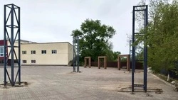 Уличную сцену монтируют в селе Апанасенковского округа
