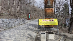 Терренкур временно закрыли в Железноводске из-за сильного ветра 