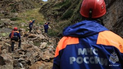 Спасатели эвакуируют группу туристов в горах КБР