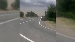 О пыльной буре в Левокумском округе предупреждают водителей в Госавтоинспекции