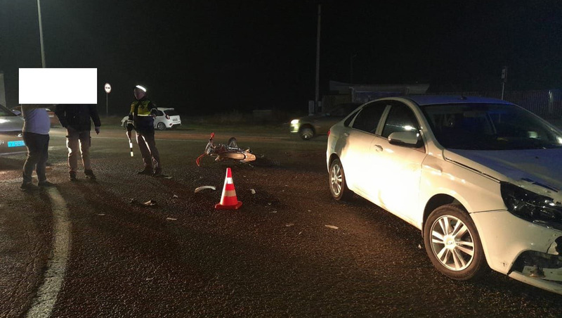 Молодой мотоциклист-лихач серьёзно пострадал в Шпаковском округе