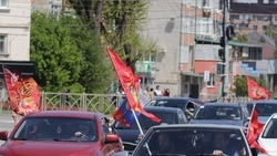 Автопробег прошёл в Ипатовском округе в День Победы