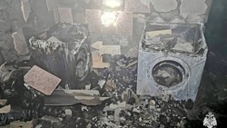 Жилой дом загорелся в Кировском округе из-за стиральной машины