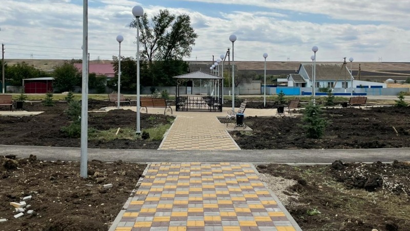 Зону отдыха благоустроили в ставропольском селе по губернаторской программе 