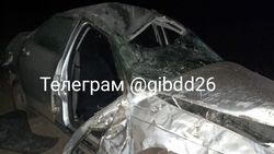 Неопытный водитель попал в аварию на Ставрополье и погиб