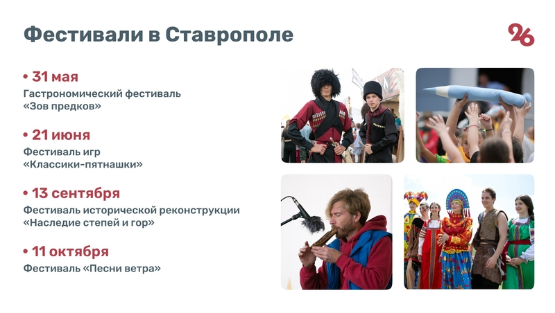Фестивали в Ставрополе