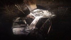 Лихач на Ставрополье чудом остался жив после столкновения машины с деревом 