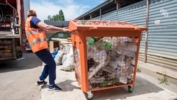 Новые контейнеры для раздельного сбора мусора установили в Курском округе