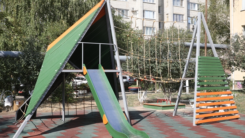 Детская спортплощадка появится в селе Верхнерусском  