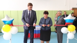 В сельской школе Благодарненского округа отремонтировали спортивный зал 