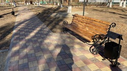 Парк в станице Кармалиновской благоустроили по губернаторской программе