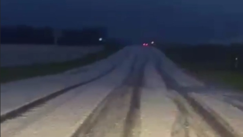 Глава Предгорья предупредил автомобилистов о сильном граде на дорогах округа