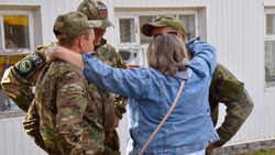 Мобилизованных земляков проводили в Апанасенковском округе Ставрополья