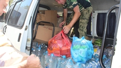 Посылки землякам в зону СВО передали из Туркменского округа